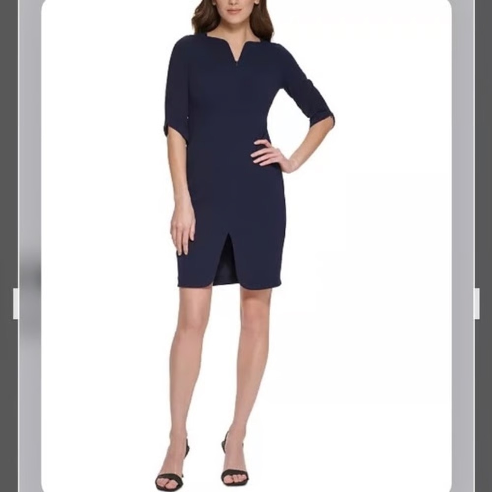 Calvin Klein Navy Mini Dress 4P